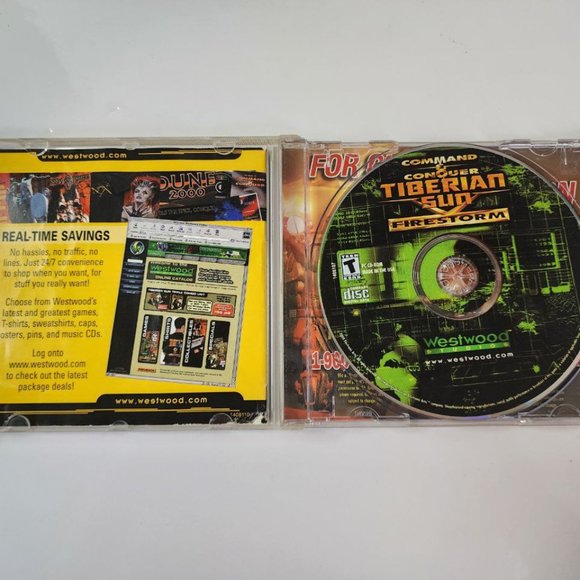 Command and Conquer Tiberian Sun Firestorm PC Win 95 Win 98 Video Game CD Rom - Picture 4 of 5
